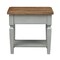 International Concepts Rectangle Vista Side Table, 24 W, 14 L, 24 in H, Wood, Hickory/Stone OT41-15E2 - alternate 6